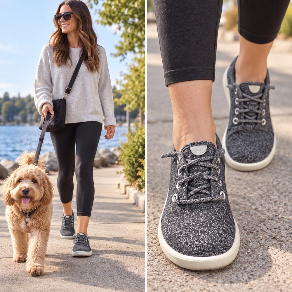 Allbirds Womens Wool Runners Charcoal Grey Merino Sneakers WRW8‎ Size 8
